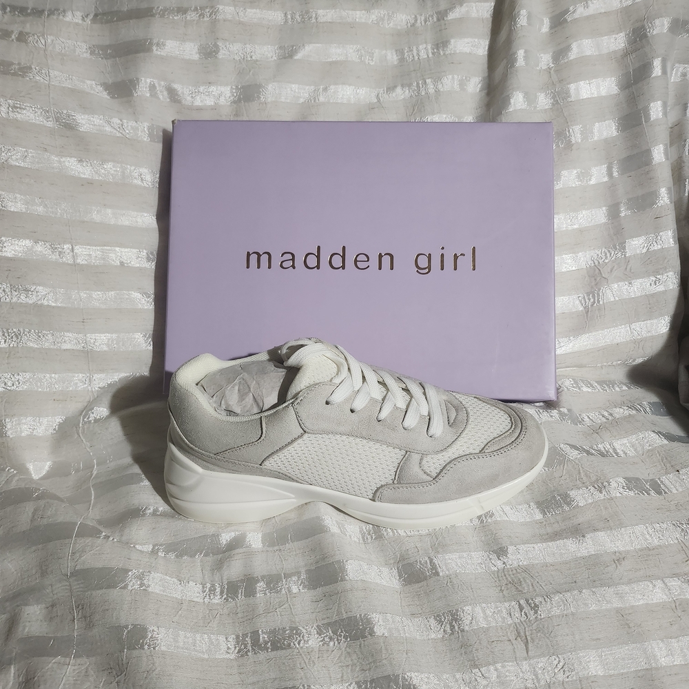 Madden Girl White Sneakers